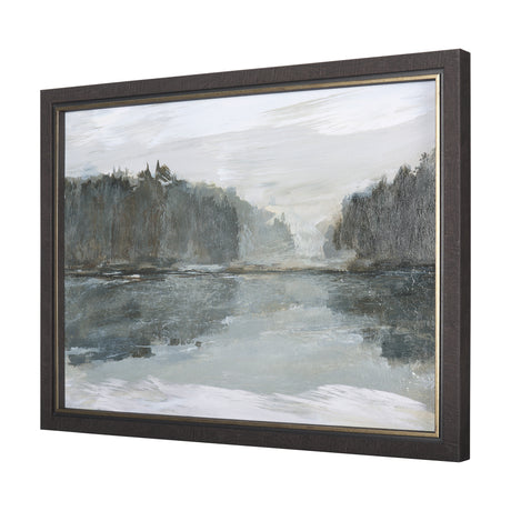 Rainy Day Inspiration IV by Mercana Studio a Hand Embellished Textured Framed Art Print from Mercana - Luna Furniture