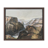Canyon View by Mercana Studio a Hand Embellished Textured Framed Art Print Matted under Glass from Mercana - Luna Furniture