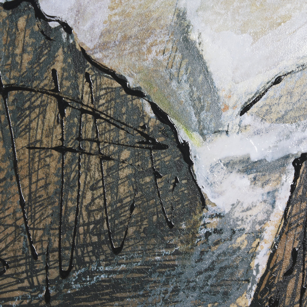 Canyon View by Mercana Studio a Hand Embellished Textured Framed Art Print Matted under Glass from Mercana - Luna Furniture