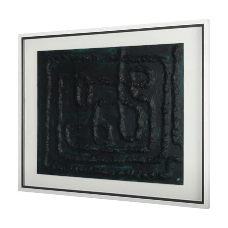 Tangled II by Studio M a handmade Original Framed Artwork under Glass from Mercana - Luna Furniture