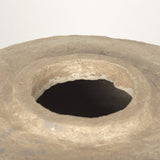 Rama Large Beige Paper Mache Floor Vase from Mercana - Luna Furniture