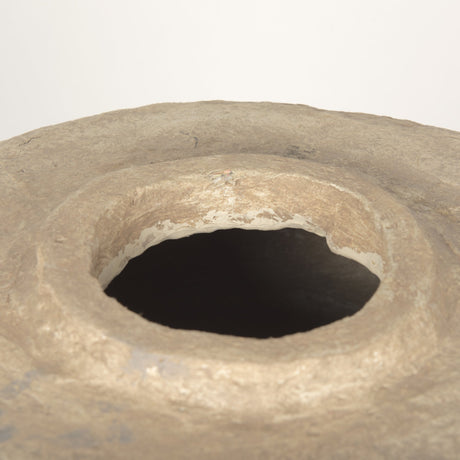 Rama Large Beige Paper Mache Floor Vase from Mercana - Luna Furniture