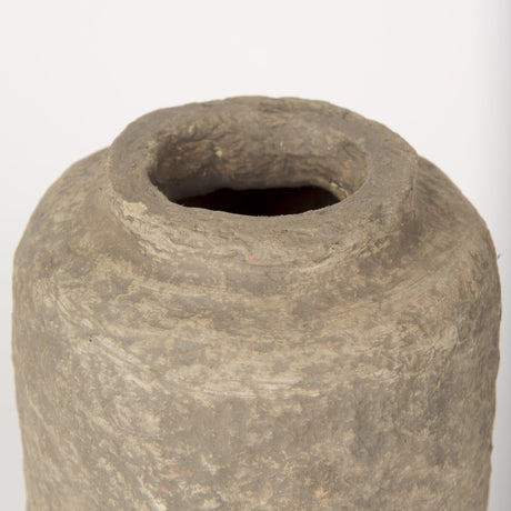 Bala Small Gray Paper Mache Vase from Mercana - Luna Furniture
