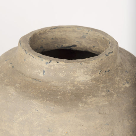 Bala Large Gray Paper Mache Vase from Mercana - Luna Furniture