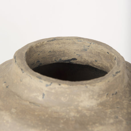 Bala Large Gray Paper Mache Vase from Mercana - Luna Furniture