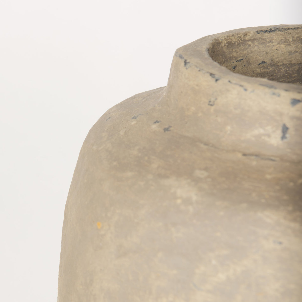 Bala Large Gray Paper Mache Vase from Mercana - Luna Furniture