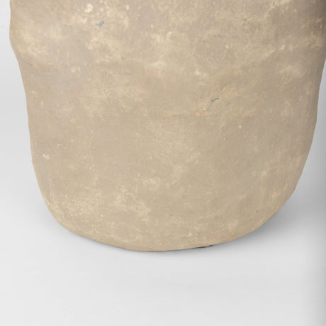 Bala Large Gray Paper Mache Vase from Mercana - Luna Furniture