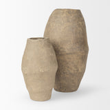 Rundal Small Gray Paper Mache Vase from Mercana - Luna Furniture