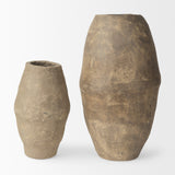 Rundal Small Gray Paper Mache Vase from Mercana - Luna Furniture