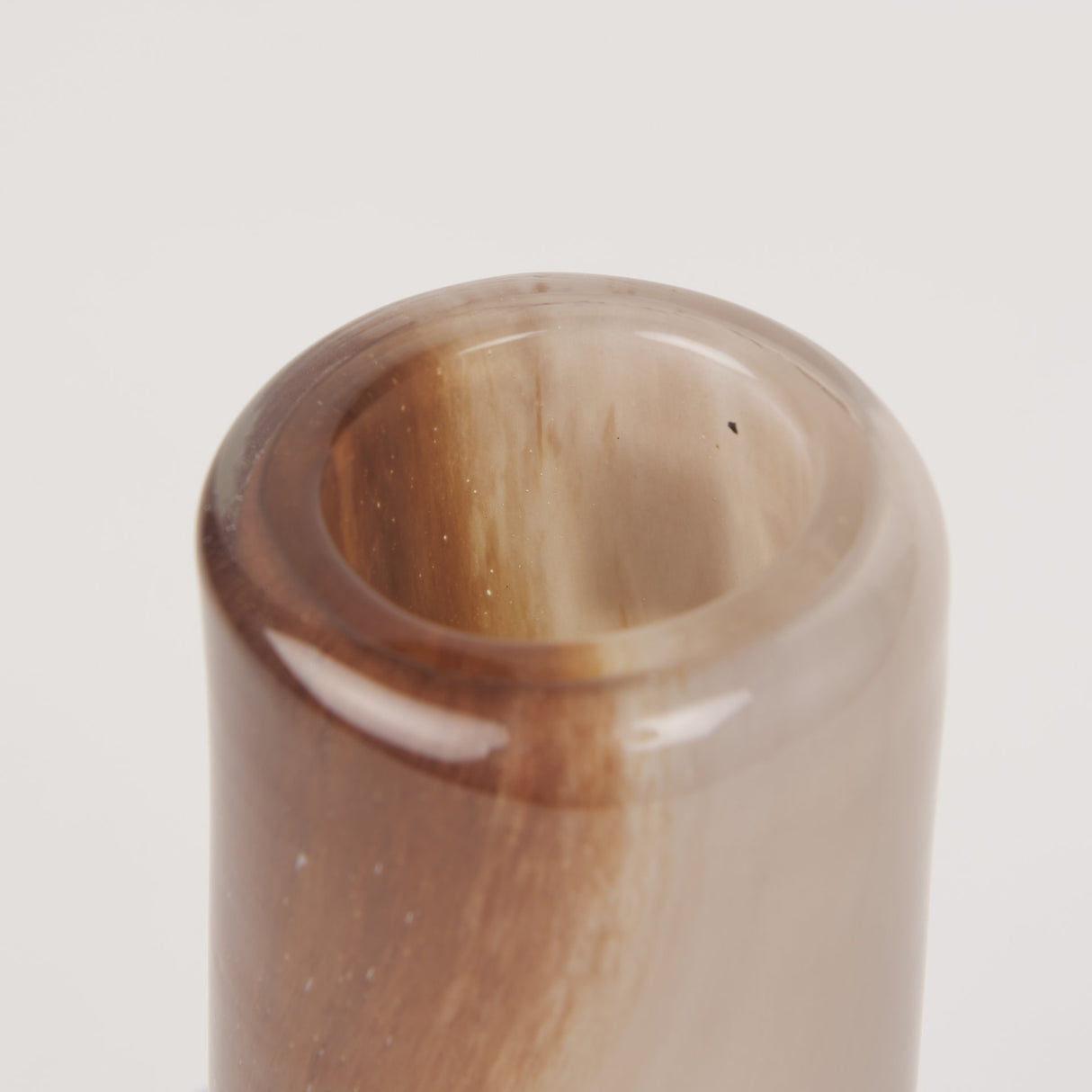 Marans Short Amber Multi-Color Glass Vase from Mercana - Luna Furniture