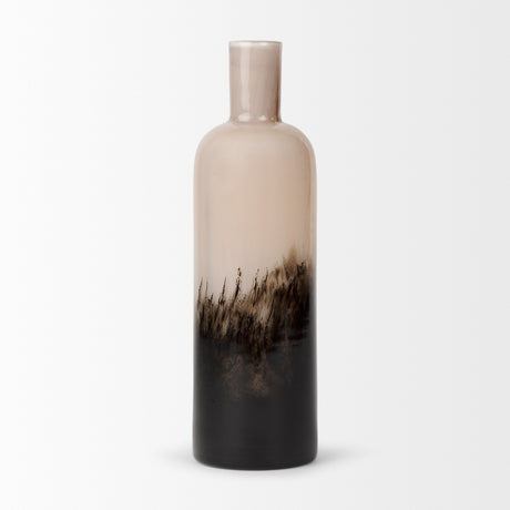 Marans Tall Amber Multi-Color Glass Vase from Mercana - Luna Furniture