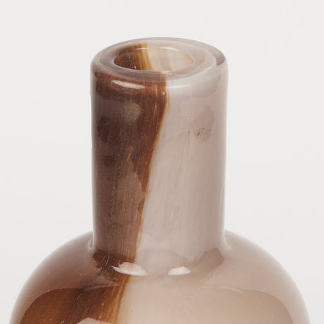 Marans Tall Amber Multi-Color Glass Vase from Mercana - Luna Furniture