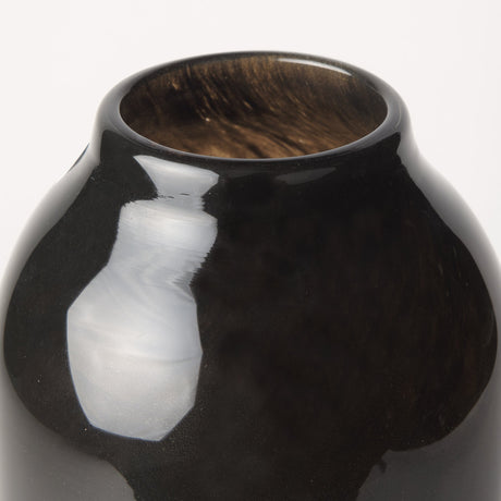 Emu Tall Black w/ Gray Vase from Mercana - Luna Furniture