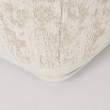 Khloe Small Cream Pouf from Mercana - Luna Furniture