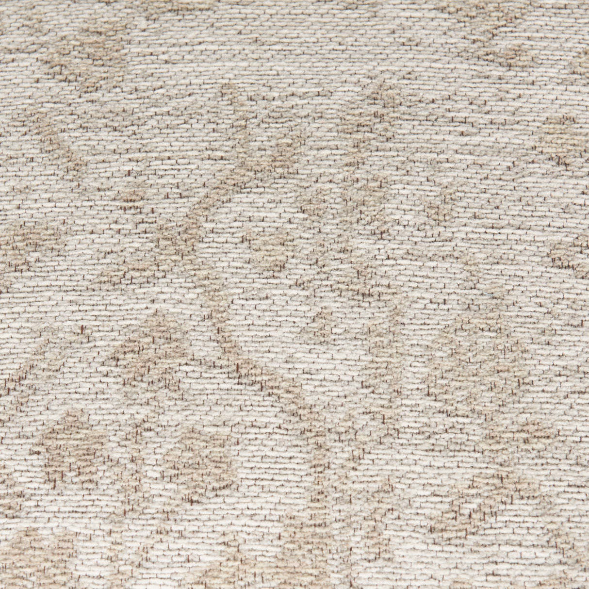 Khloe Small Cream Pouf from Mercana - Luna Furniture
