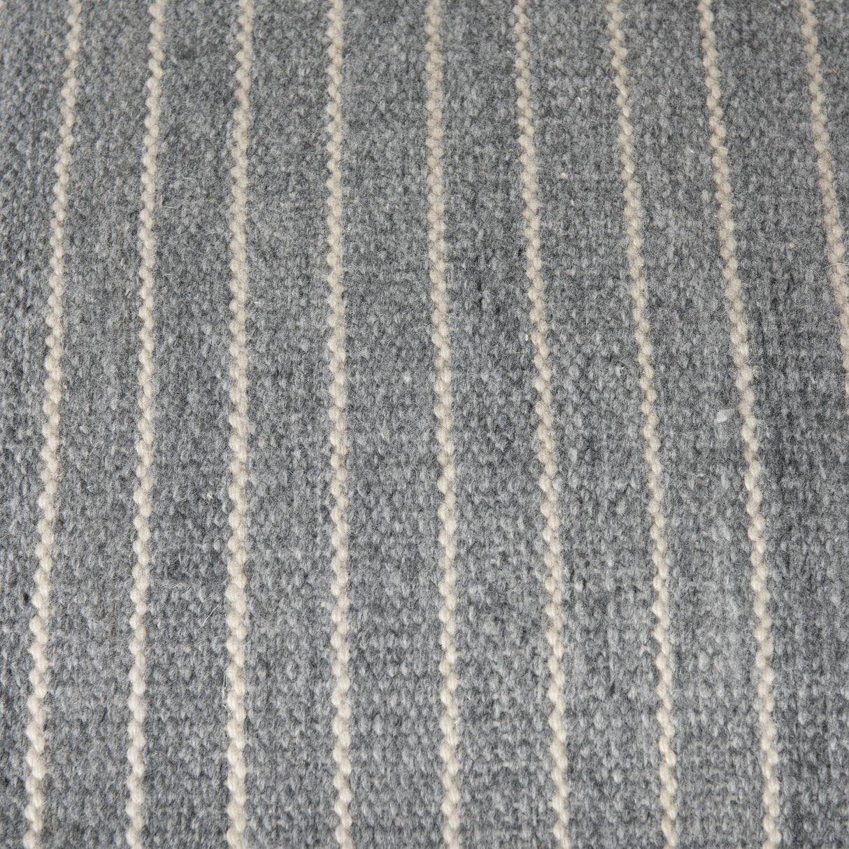 Kensie Large Blue Striped Pouf from Mercana - Luna Furniture