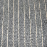Kensie Large Blue Striped Pouf from Mercana - Luna Furniture