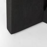Mattius Black Wood Accent Table from Mercana - Luna Furniture