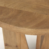 Mattius Light Wood Accent Table from Mercana - Luna Furniture