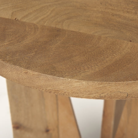 Mattius Light Wood Accent Table from Mercana - Luna Furniture
