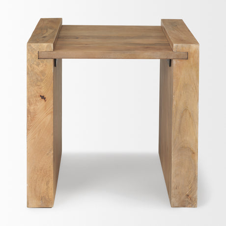 Athelia Light Wood Accent Table from Mercana - Luna Furniture