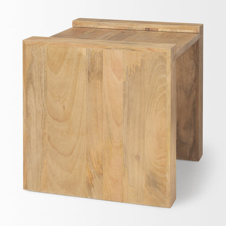 Athelia Light Wood Accent Table from Mercana - Luna Furniture