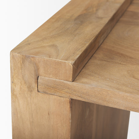 Athelia Light Wood Accent Table from Mercana - Luna Furniture
