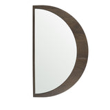 Celeste Dark Brown Wood Small Mirror from Mercana - Luna Furniture