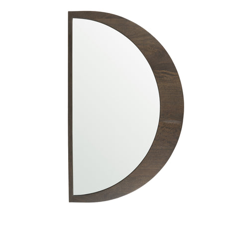Celeste Dark Brown Wood Small Mirror from Mercana - Luna Furniture