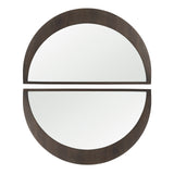 Celeste Dark Brown Wood Large Mirror from Mercana - Luna Furniture