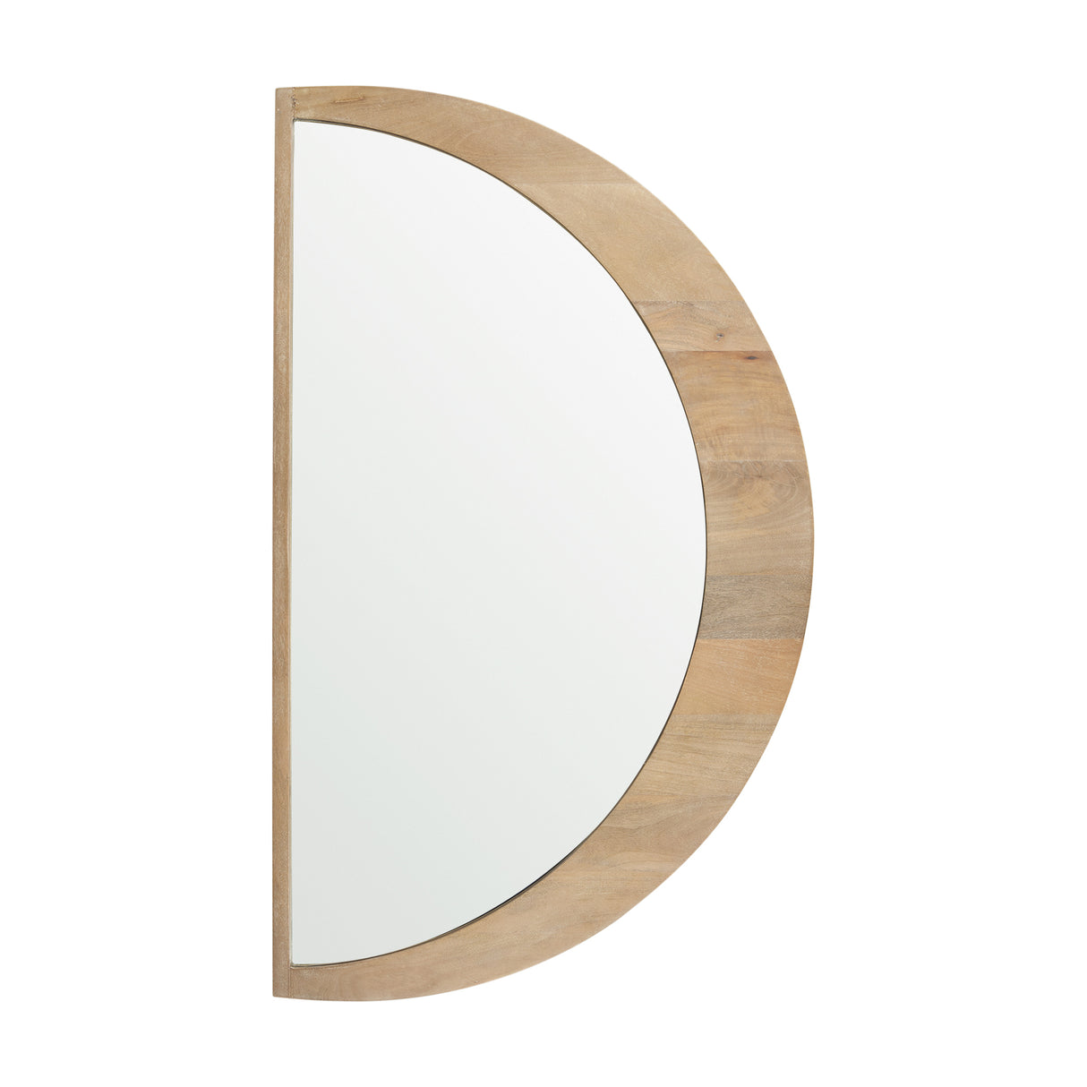 Celeste Light Brown Wood Large Mirror from Mercana - Luna Furniture
