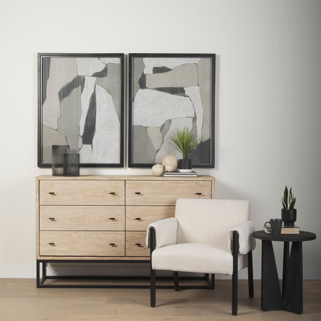 Fusion by Mercana Studio a Hand Embellished Textured Framed Art Photograph Matted under Glass from Mercana - Luna Furniture