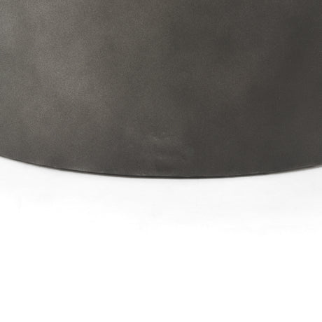 Eclipse Gunmetal Gray Drum Base w/ Brown Wood Top Nested Coffee Table from Mercana - Luna Furniture