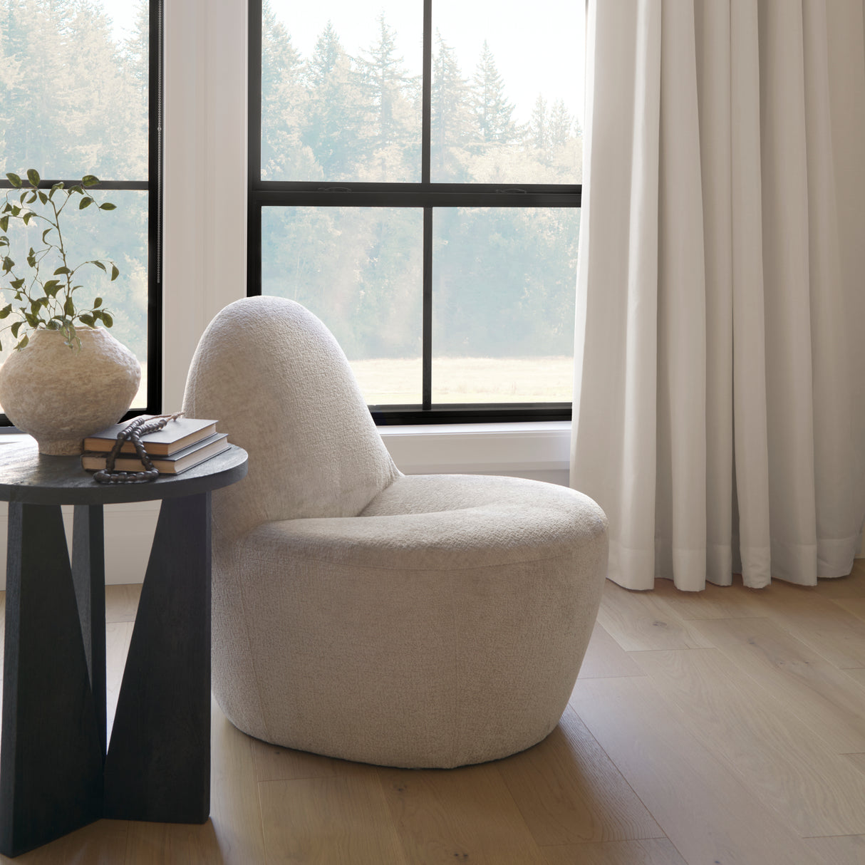 Beverly Beige Chenille Accent Chair from Mercana - Luna Furniture