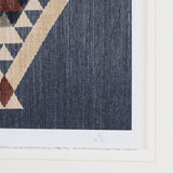 Blue Tapestry II by Mercana Studio a Hand Embelished Textured Framed Art Print Matted under Glass from Mercana - Luna Furniture