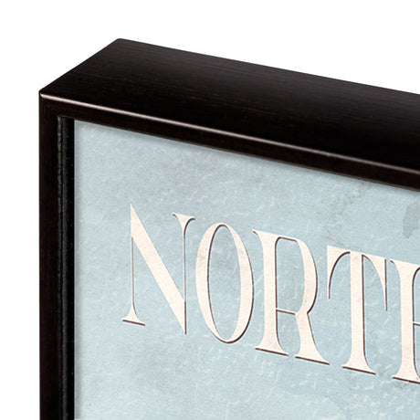North Carolina by Mercana Studio a Hand Embellished Textured Framed Art Print from Mercana - Luna Furniture