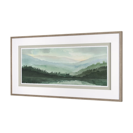 Watercolor Sketch II by Mercana Studio Hand Embellished Textured Framed Art Print Matted under Glass from Mercana - Luna Furniture
