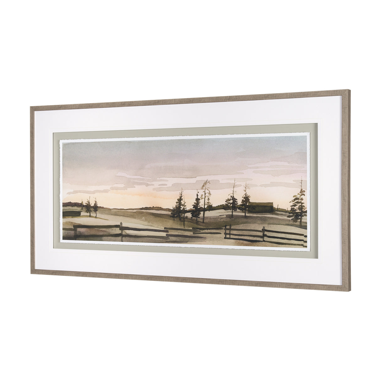 Watercolor Sketch III by Mercana Studio Hand Embellished Textured Framed Art Print Matted under Glas from Mercana - Luna Furniture