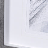 White Horse Portrait by Mercana Studio Hand Embellished Textured Framed Art Print Matted under Glass from Mercana - Luna Furniture