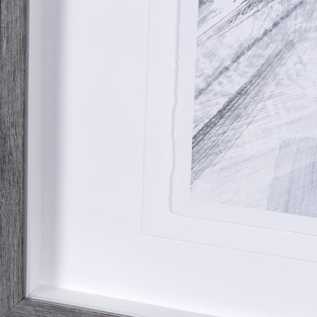 White Horse Portrait by Mercana Studio Hand Embellished Textured Framed Art Print Matted under Glass from Mercana - Luna Furniture