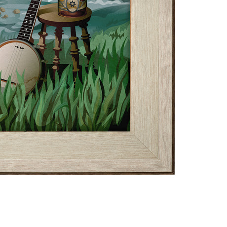 Kentucky Go USA (XL) by Mercana Studio a Hand Embellished Decograph Framed Art Print under Glass from Mercana - Luna Furniture
