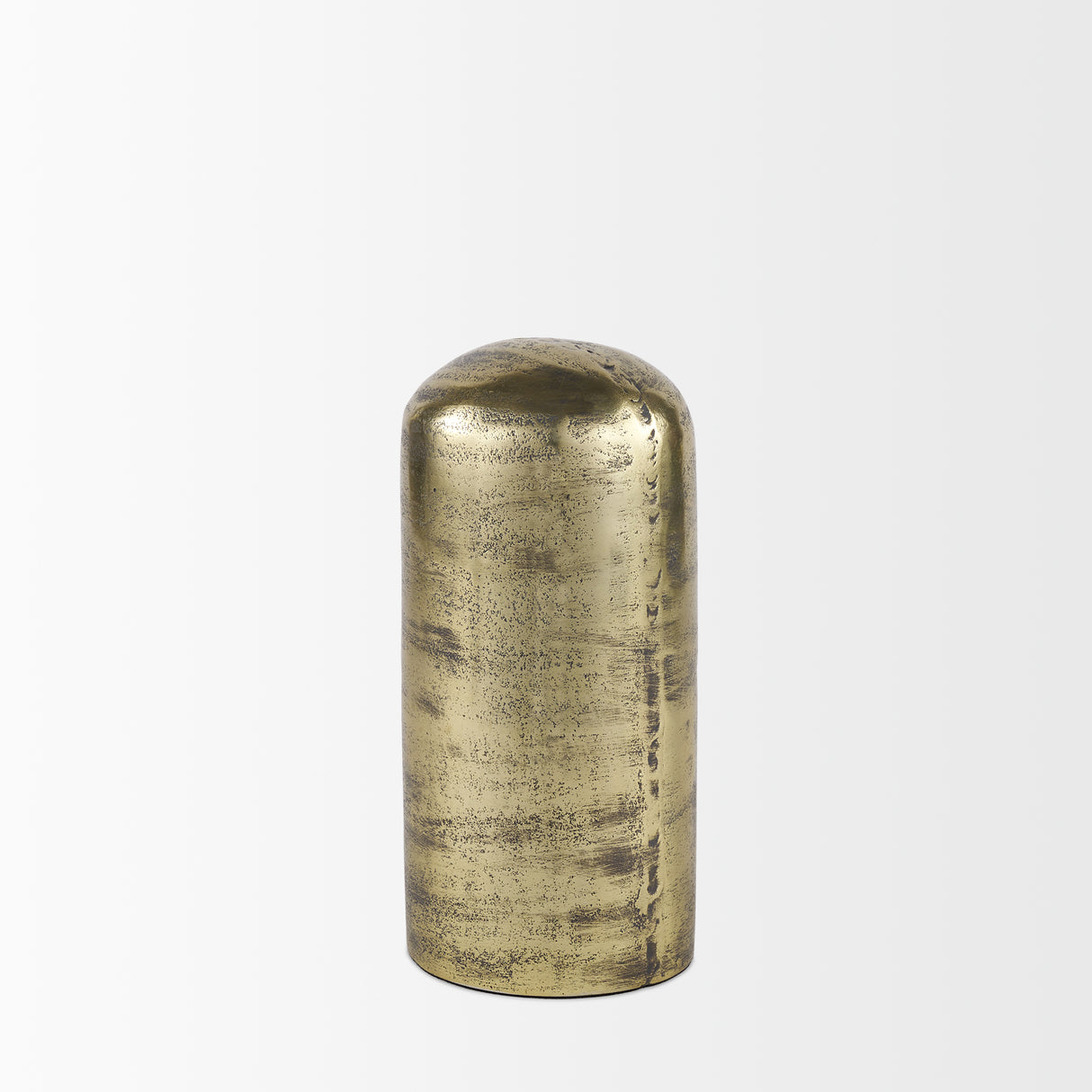 Quonset Tall Brass Finished Aluminum Metal Ornament from Mercana - Luna Furniture