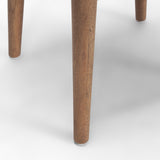 Ernest Medium Brown Wood Bar Stool from Mercana - Luna Furniture