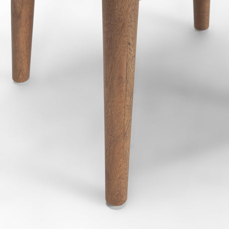 Ernest Medium Brown Wood Bar Stool from Mercana - Luna Furniture