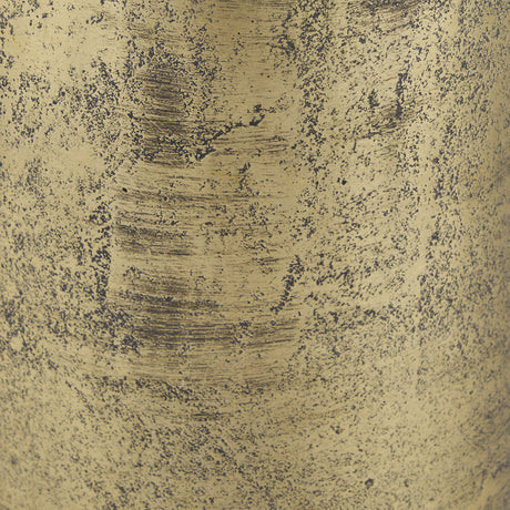 Quonset Extra Tall Brass Finished Aluminum Metal Pillar Object from Mercana - Luna Furniture