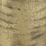Quonset Extra Tall Brass Finished Aluminum Metal Pillar Object from Mercana - Luna Furniture
