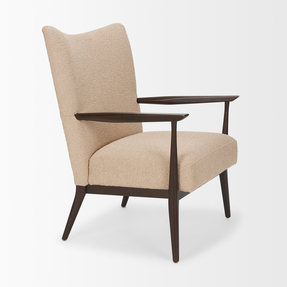 Argent Beige Boucle Accent Chair from Mercana - Luna Furniture