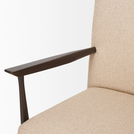 Argent Beige Boucle Accent Chair from Mercana - Luna Furniture