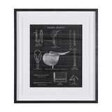 Equestrian Riding III BW by Mercana Studio Hand Embellished Framed Art Print Matted under Glass from Mercana - Luna Furniture