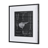 Equestrian Riding III BW by Mercana Studio Hand Embellished Framed Art Print Matted under Glass from Mercana - Luna Furniture